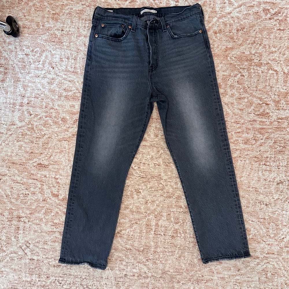 Levi's Women's Wedgie Straight Leg Jeans - color: “Well Worn”